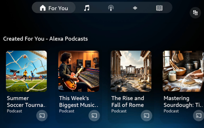 Alexa Vira Criadora de Podcasts com IA: Amazon Revoluciona Conteúdo e Desafia Criadores Tradicionais
