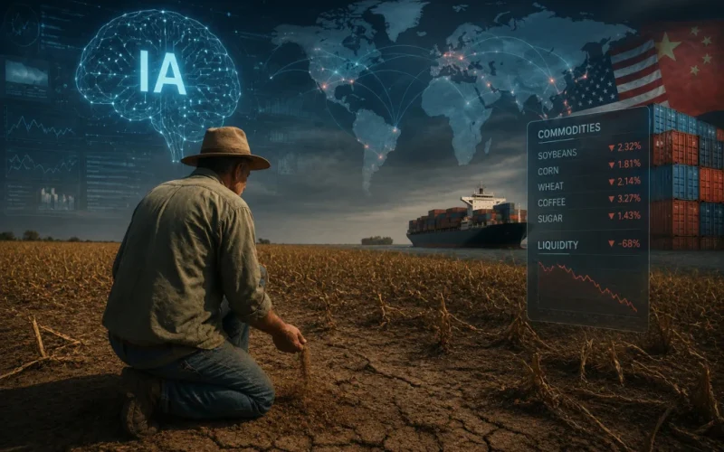 Inteligência Artificial e Geopolítica: Como a Dança do Dinheiro Global Está Secando a Liquidez do Campo Brasileiro