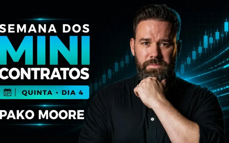 Pako Moore Revela Método LPF: 58 Pregões Positivos no Mini Índice com Leitura de Fluxo e Preço