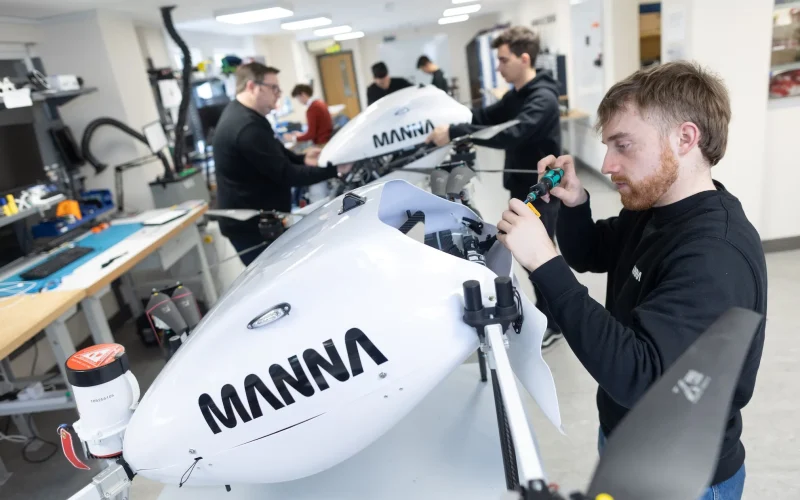 Gigante de Drones Aérea Manna Anuncia Expansão Massiva nos EUA: O Futuro da Entrega Está Chegando?