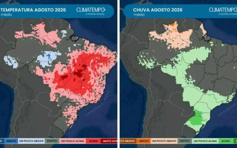 Agosto: Sul em Alerta de Chuva Extrema, Brasil Enfrenta Onda de Calor com El Niño Fortalecido
