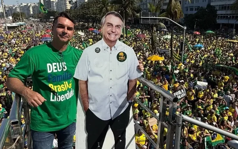 Flávio Bolsonaro Inicia Campanha em Copacabana: O Que o Palco de Manifestações de Seu Pai Revela Para o Cenário Econômico