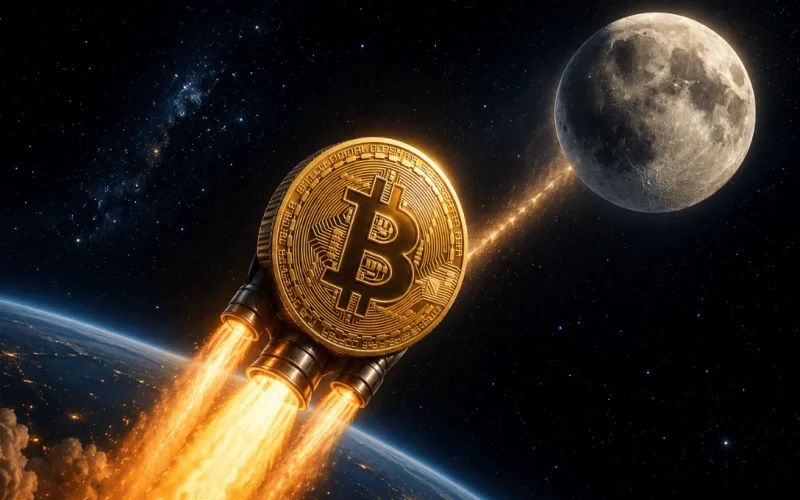 Bitcoin Rumo aos US$ 77 Mil: A Sombra de Warsh e o Futuro dos Juros nos EUA Sacodem Criptomoedas