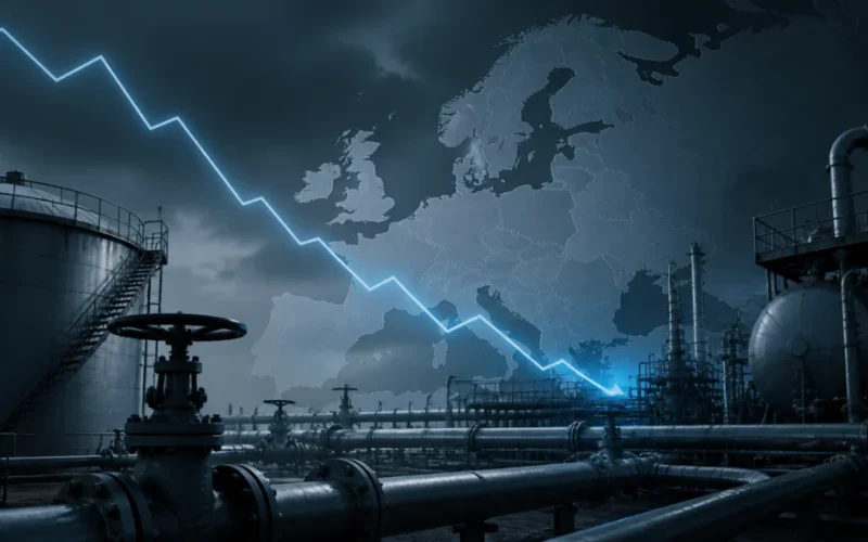 Bolsas Europeias em Queda: Brent Acima de US$ 100 e Decisão do BCE Pressionam Mercados
