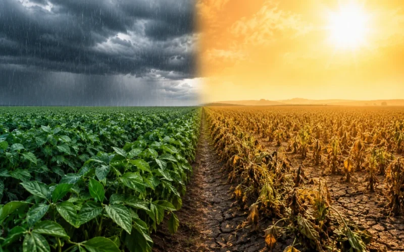 El Niño Ameaça Safra de Soja 2026/27: Veranico, Calor Extremo e Chuvas Irregulares Preocupam Produtores