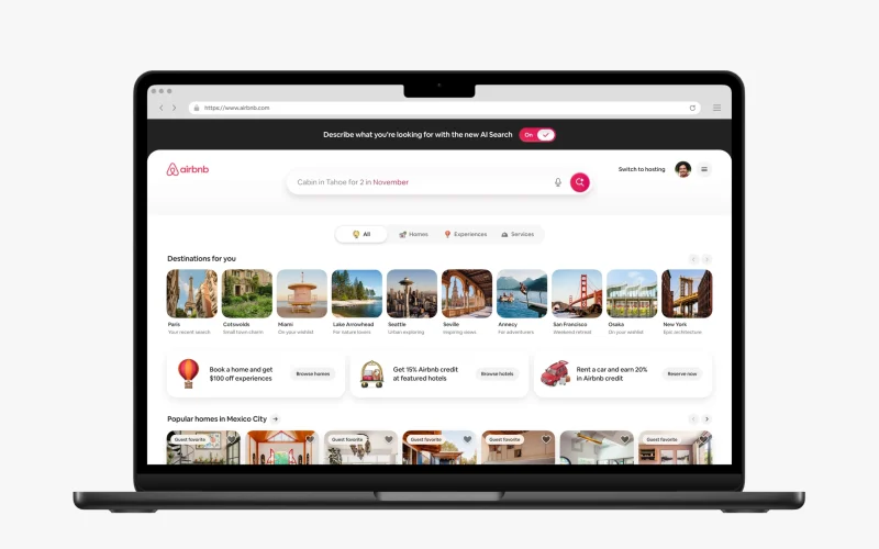 Airbnb Revoluciona Busca com IA e Conexões Sociais: O Futuro das Viagens é Agora