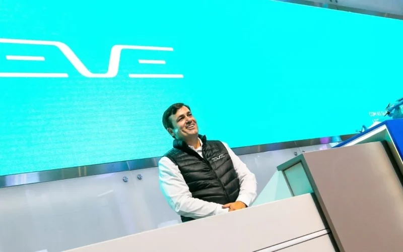 Eve Air Mobility: Intensivão de testes em 2026 e entregas em 2027 para o 'carro voador' da Embraer, segundo CFO