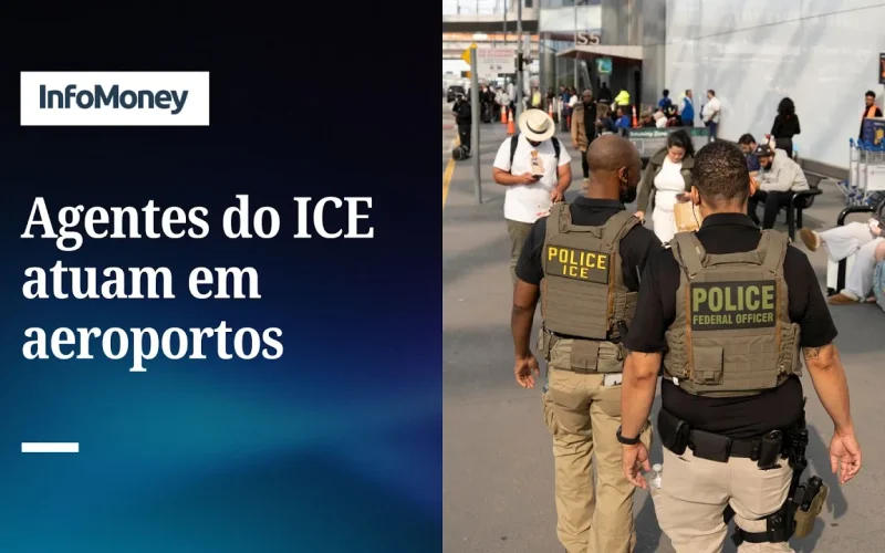 Agentes do ICE em Aeroportos dos EUA: Crise de Pessoal da TSA Gera Atrasos e Tensão em Meio a Paralisação do Governo