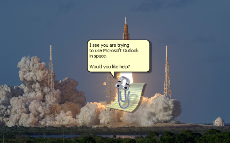 Astronautas da NASA Enfrentam Problema Crítico: Microsoft Outlook Falha em Plena Missão Lunar